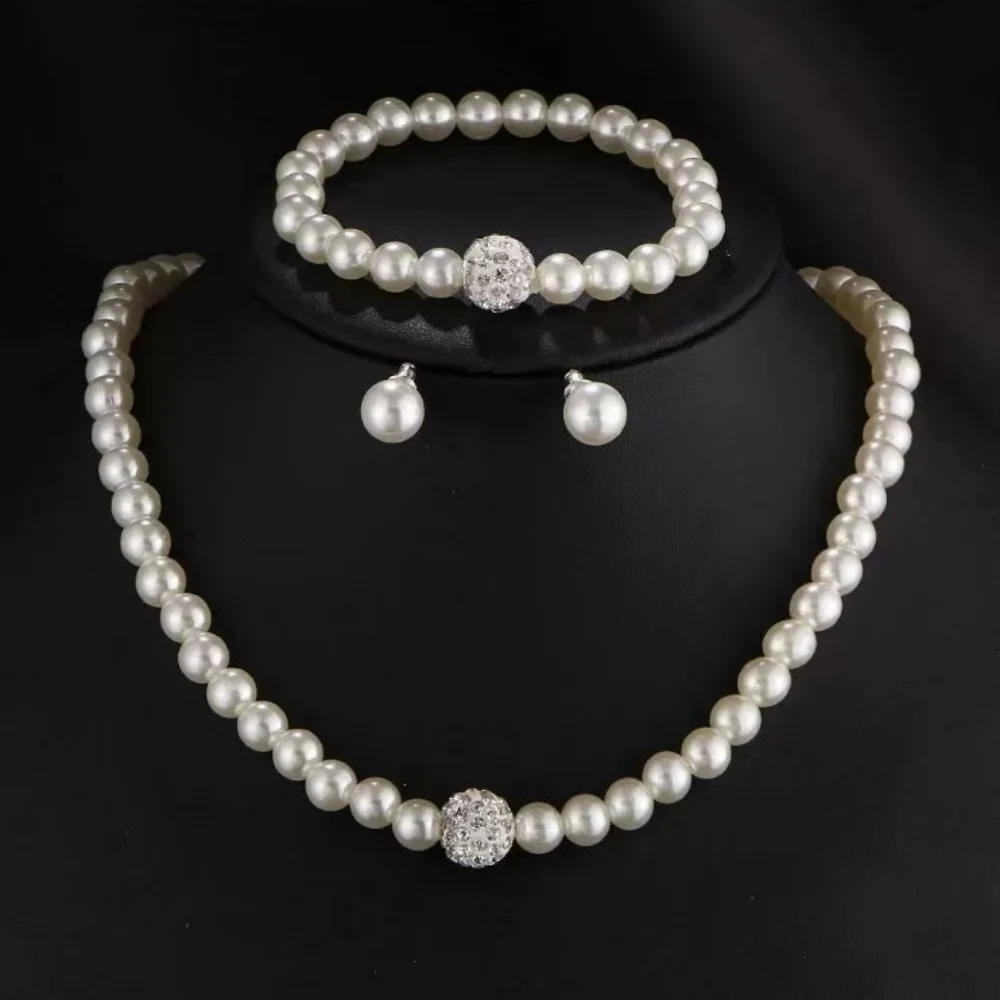 Elegant Bridal Jewelry Gift Fireball Necklace Bracelet Earring Stud Jewelry Set Silver Color Crystal Stone Elegant Bridal Jewelry Gift Fireball Necklace Bracelet Earring Stud Jewelry Set Silver Color Crystal Stone