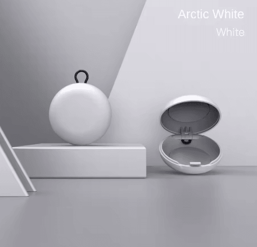 Mini Soundproof Earplug Storage Box Portable Protective Case white