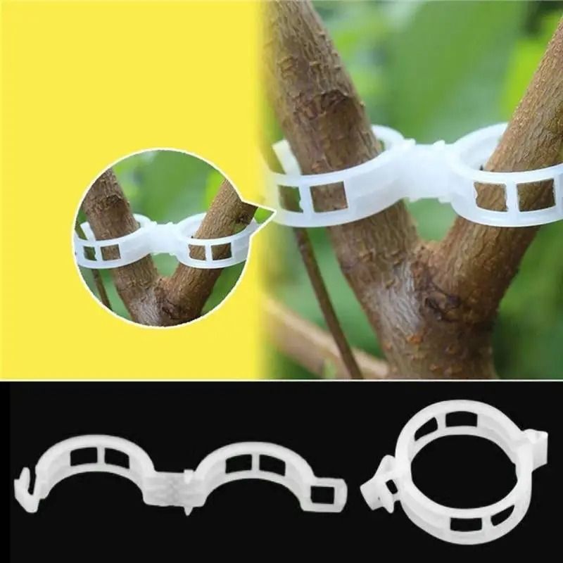 Reusable Plant Support Clips Garden Vine Fixing Clips For Trellis And Stakes 20 Pcs