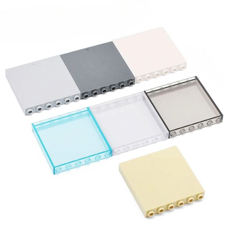 1x6x5 Window Glass House Wall Elements clean Black