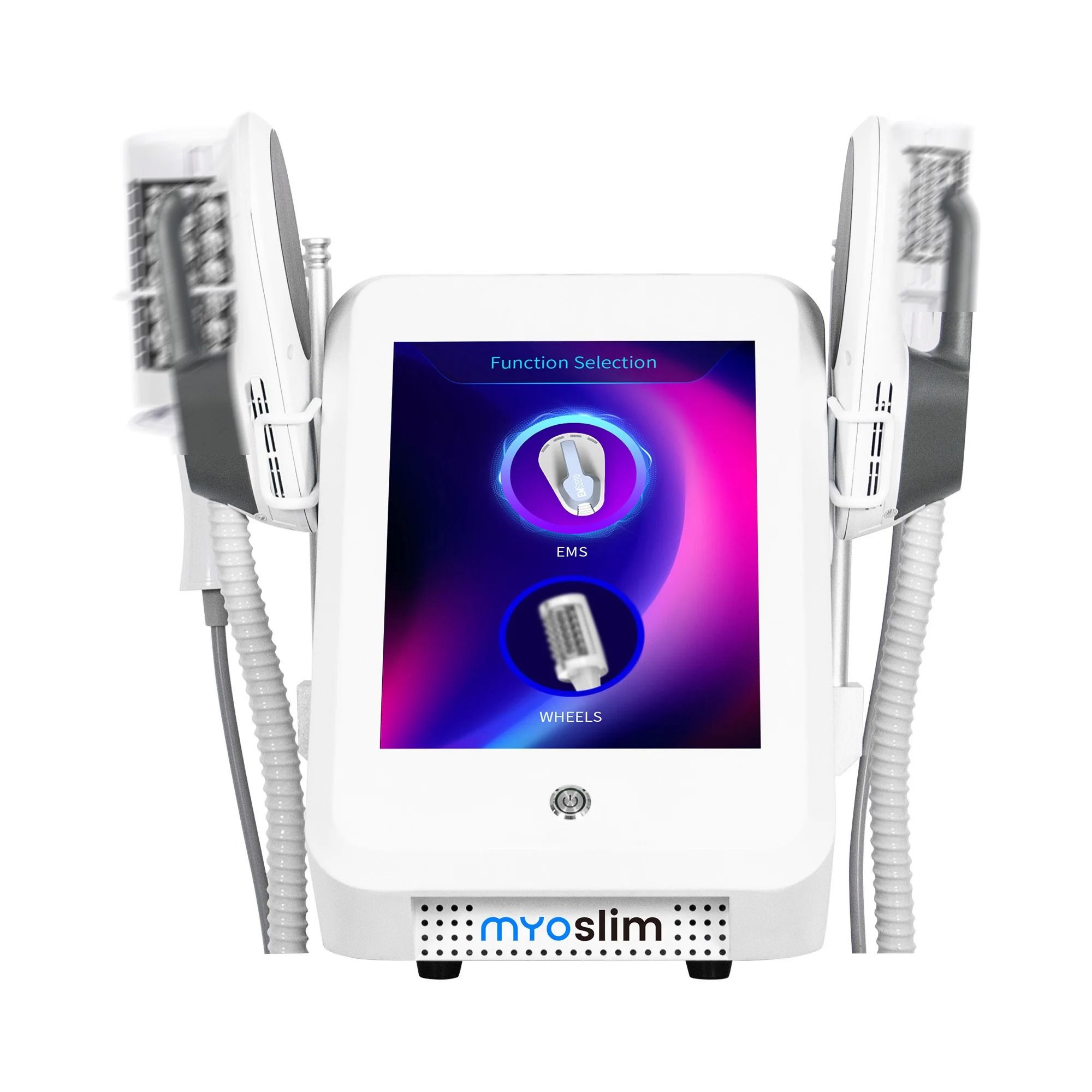 Professional EMS Vacuum Inner Ball Roller Slimming Machine white