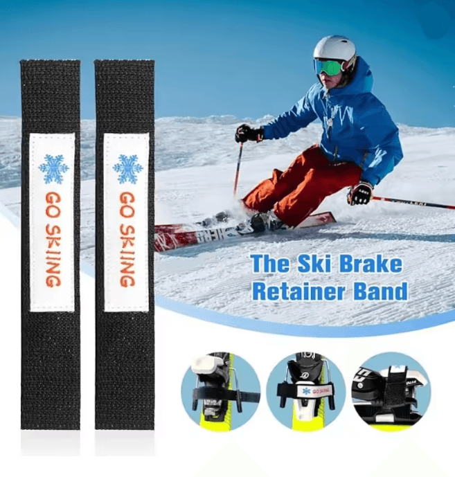 Ski Binding Brake Retainer Straps Adjustable Ski Retainers Set Of 6 f