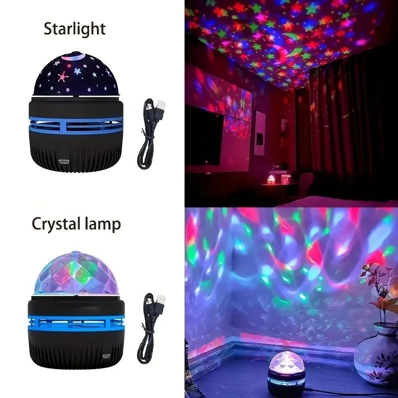 Star Galaxy Projector Night Light Ocean Wave Bedroom Ambient Lamp northern Lights