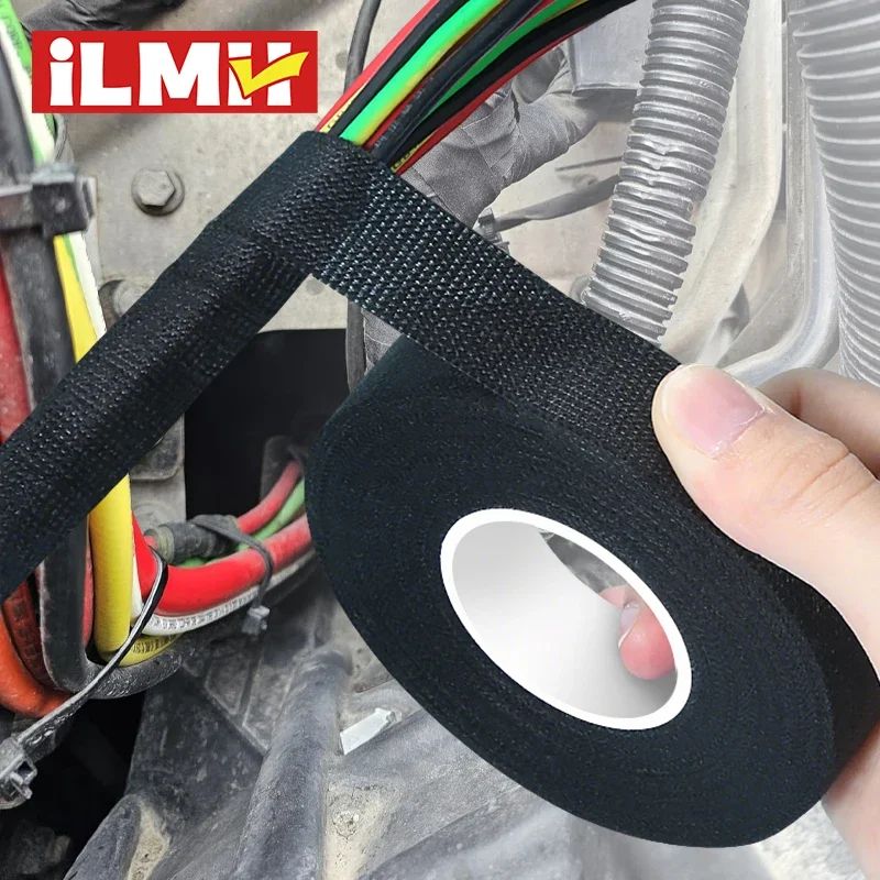 High Temperature Wire Harness Tape For Engine Bay Wiring Wrap, Abrasion Protection And Noise Reduction 15mmx15m
