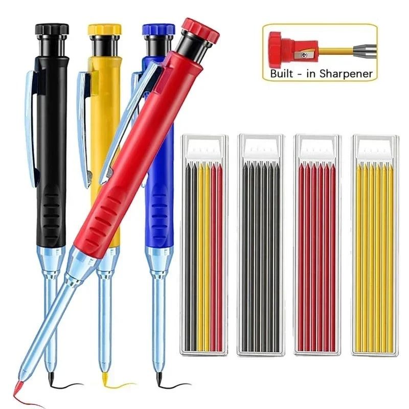 2.8mm Solid Carpenter Mechanical Pencil red Pencil