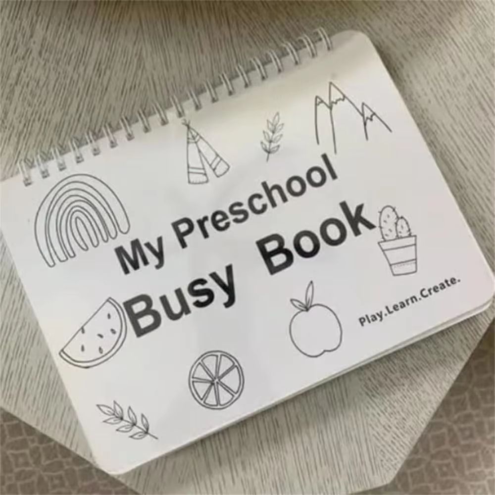 Preschool Busy Book Activity Binder For Early Learning Preschool Busy Book Activity Binder For Early Learning