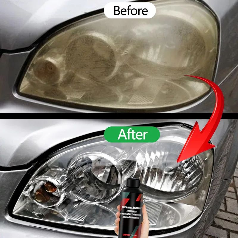 ClearBeam Headlight Restoration Kit Car Headlamp Polishing & Cleaning Repair Paste 30ml (1.01 Fl Oz)