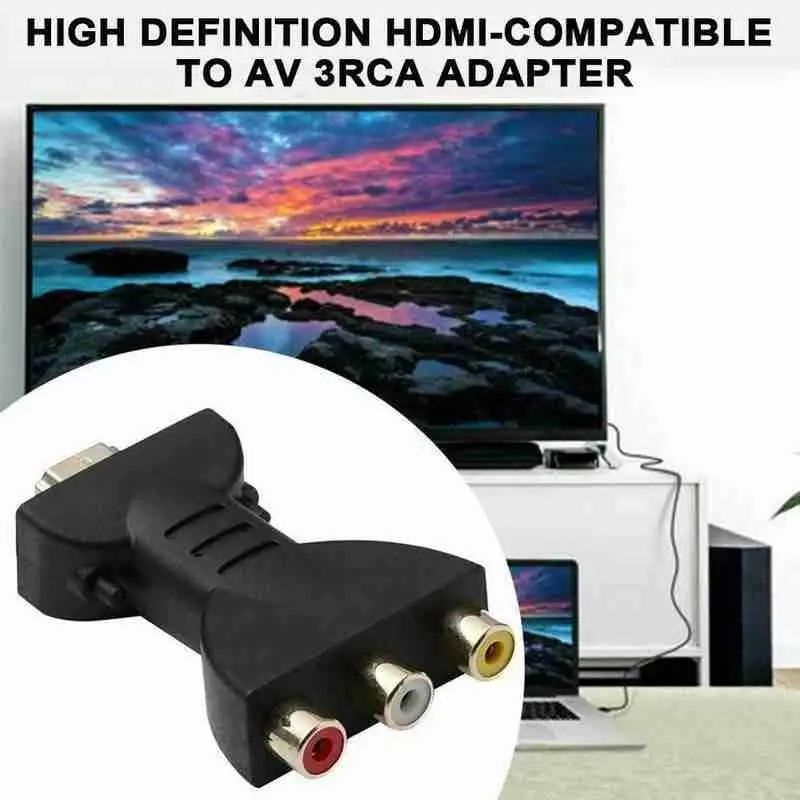 HDMI To RCA Adapter Cable HDMI To AV Converter Lead For Older TVs, Projectors & AV Inputs HDMI To RCA Adapter Cable HDMI To AV Converter Lead For Older TVs, Projectors & AV Inputs