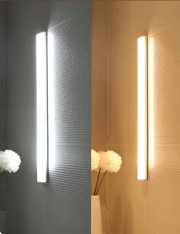 Rechargeable Motion Sensor Light Wireless LED Night Lamp For Cabinets & Stairs 19.68in white 36led