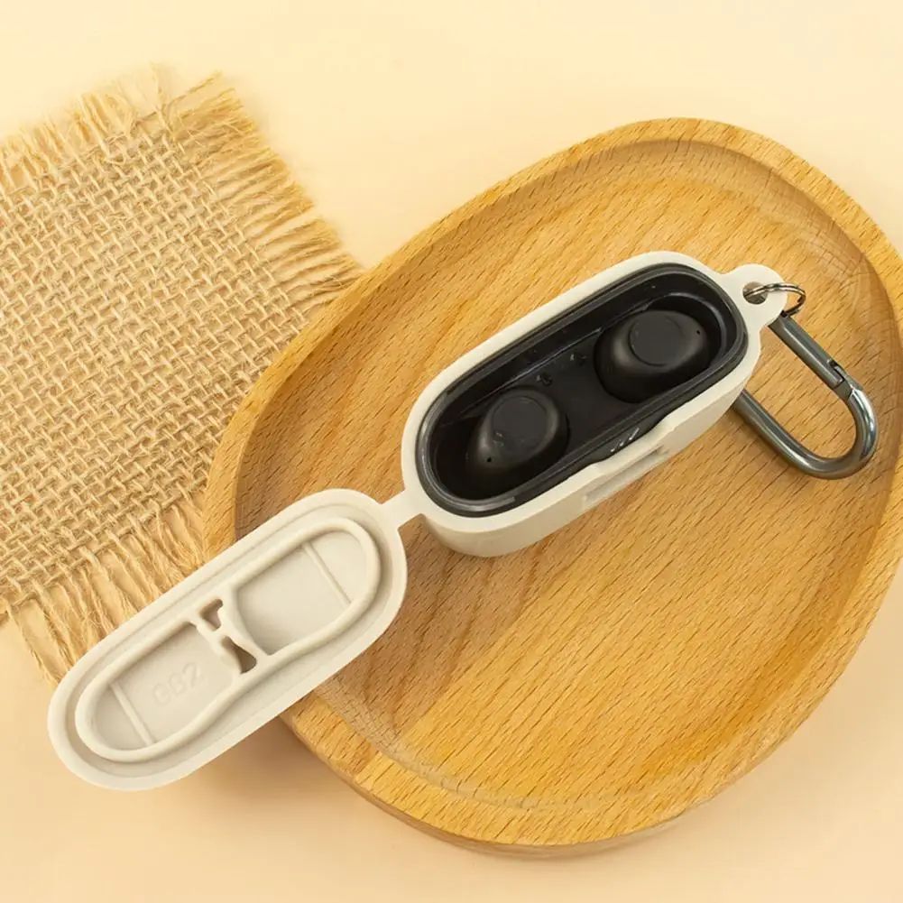 Silicone Protective Case For JBL Vibe Buds blue