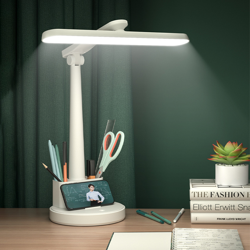 Foldable LED Desk Lamp With Rechargeable Battery, USB Powered, Eye Protection For Students, Bedroom Table Light plug In