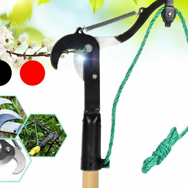 Labor saving Fruit Picker Tool, Gardening Tool To Cut Branches, Pick Fruits And Trim Shoots black