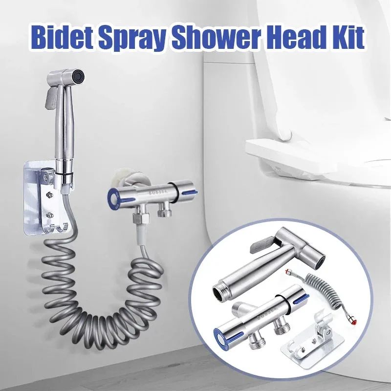 Handheld Toilet Bidet Sprayer Set package C 4 In 1 g1 2