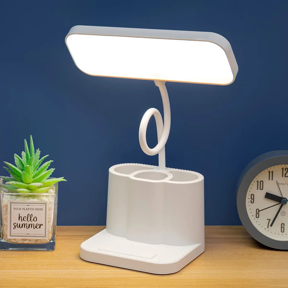 Folding USB LED Desk Lamp, Touch Night Light Eye Protection Study Lamp For Students, Bedroom Office Dorm Table Light usb Plug No Battery