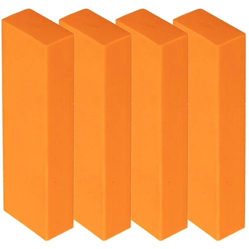 Limescale Eraser Stainless Steel Rust Remover For Faucets And Kitchen Surfaces orange 2 Pcs