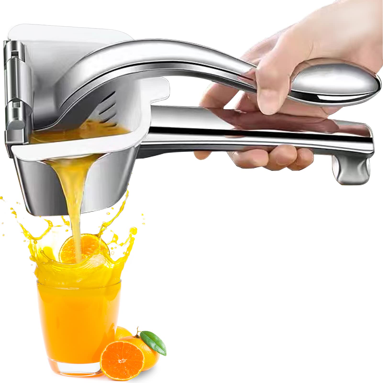 Stainless Steel Manual Juice Squeezer, Pomegranate And Orange Juice Separation, Home Dregs Juicer, Durable Stainless Steel Manual Juice Squeezer, Pomegranate And Orange Juice Separation, Home Dregs Juicer, Durable