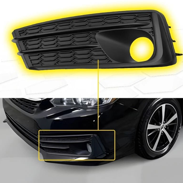 Driver Side Impreza Fog Light Lamp Cover Bezel, High Quality ABS, Simple Installation, Impact Resistant Design Driver Side Impreza Fog Light Lamp Cover Bezel, High Quality ABS, Simple Installation, Impact Resistant Design