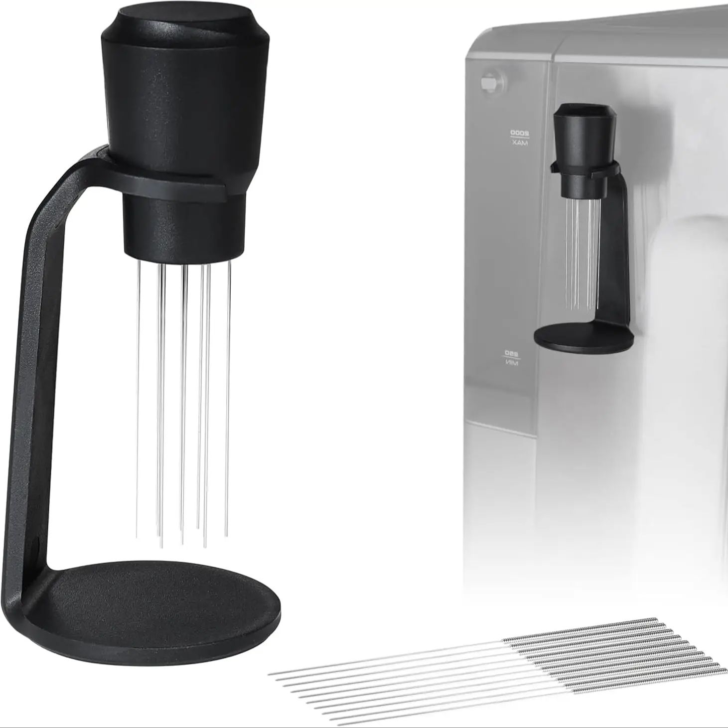 WDT Tool For Breville Barista Espresso Machine, Upgraded With Powerful Magnet And Replacement Needle WDT Tool For Breville Barista Espresso Machine, Upgraded With Powerful Magnet And Replacement Needle