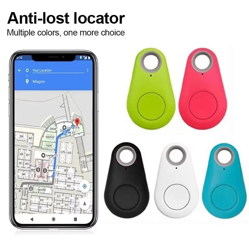 Mini Bluetooth Key Finder Smart Tag Keychain Anti Lost Alarm For Keys, Wallets, Bags & Pets orange a