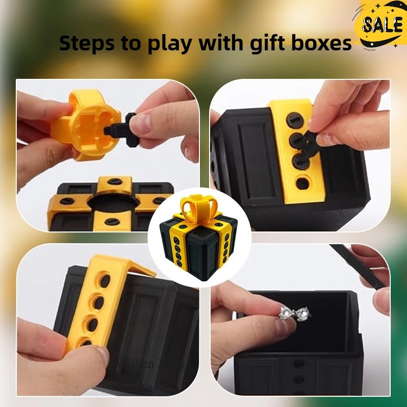 Funny Middle Finger Surprise Gift Box, Christmas Prank Gift, Home And Office Desk Decor For Kids And Adults b