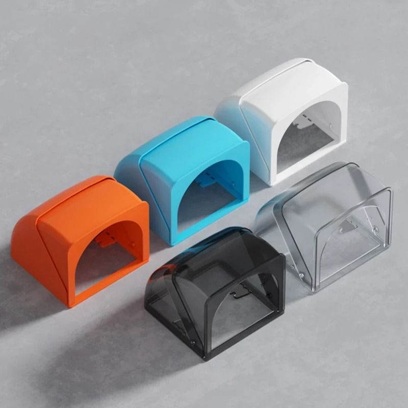 Universal 86 Type Waterproof Socket Cover Splash Proof For Outdoor And Bathroom orange