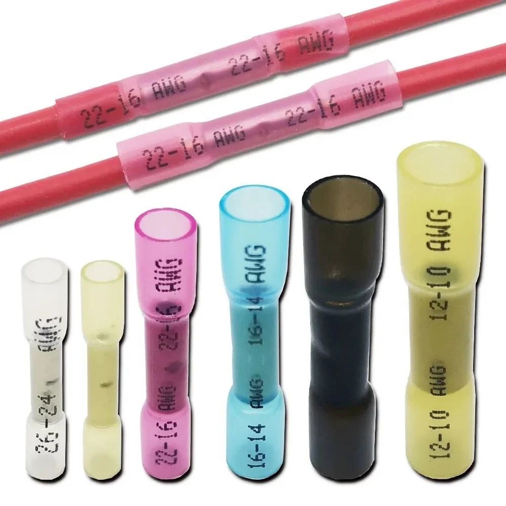 Industrial Waterproof Heat Shrink Wire Connectors pink 200pcs