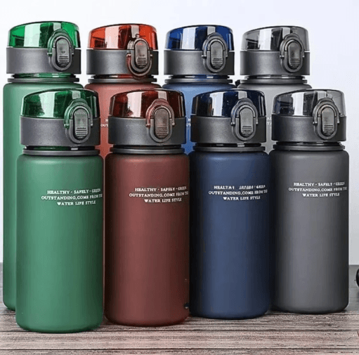 Leak Free Sports Water Bottle For Travel & Hiking 400ml 560ml gray 400 Ml