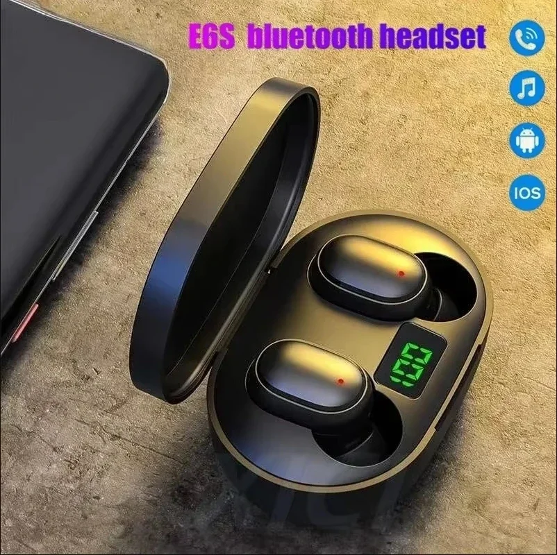 Bluetooth Earphones Wireless Bluetooth Headset, Noise Cancelling Headsets With Microphone black