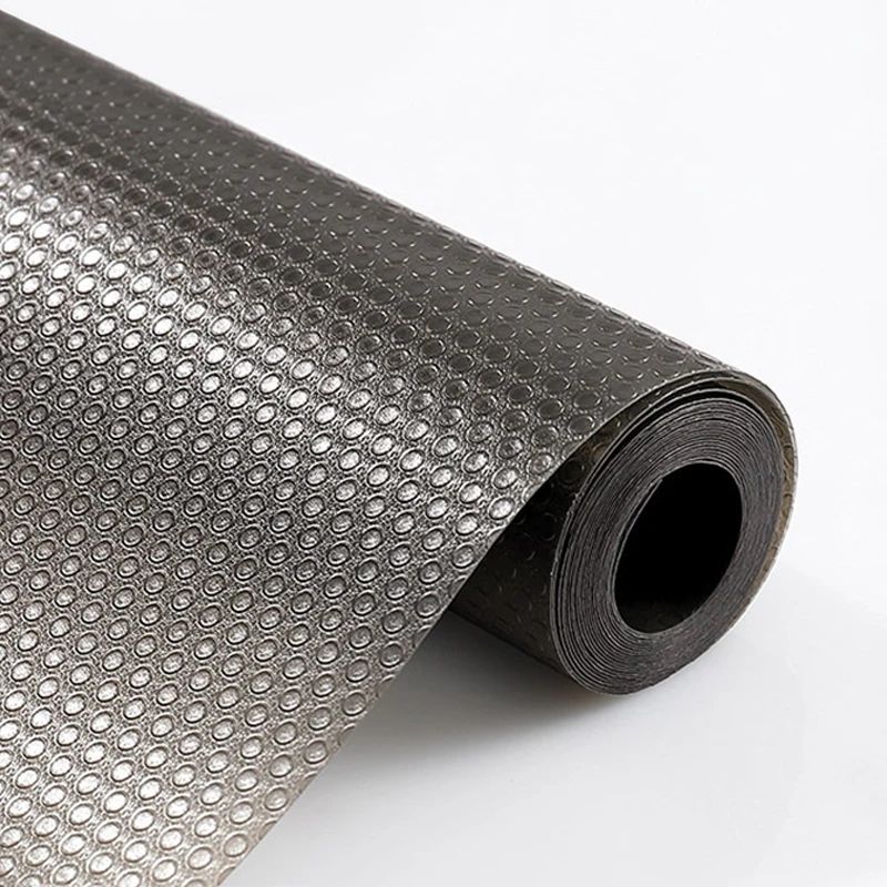 Non Slip Waterproof Drawer & Cabinet Liner Roll (EVA), Oil Proof Shelf Mat, 11.8 17.7 23.6 X 59.1 In transparent Black 11.81 59.06 In