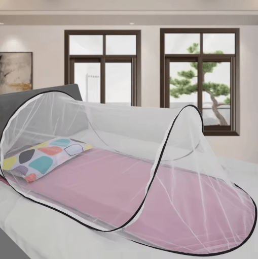 Foldable Installation Free Single Dorm Mosquito Net With Encrypted Mesh blue Fixed Version 200 80 56cm