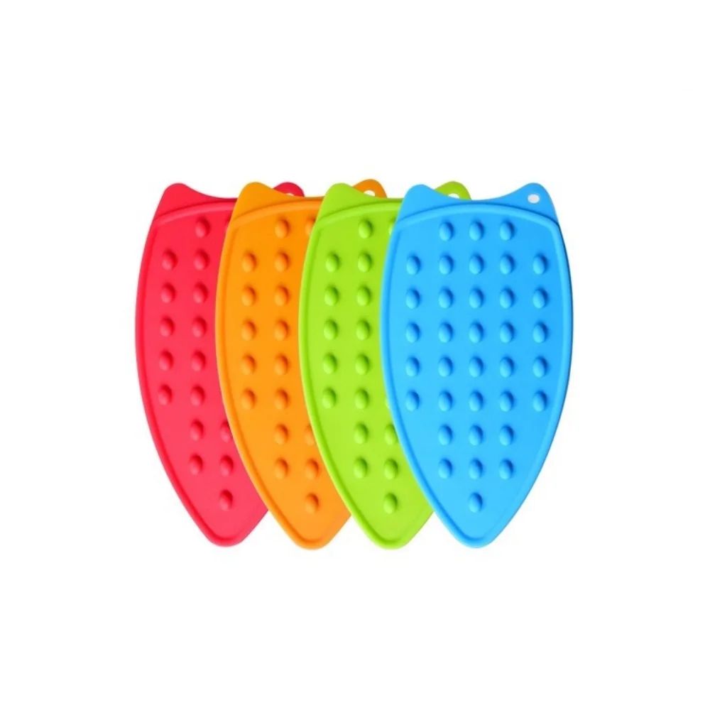 Reusable Silicone Ironing Board Pad Heat Resistant, Thick Protective Mat For Easy Ironing Anywhere green