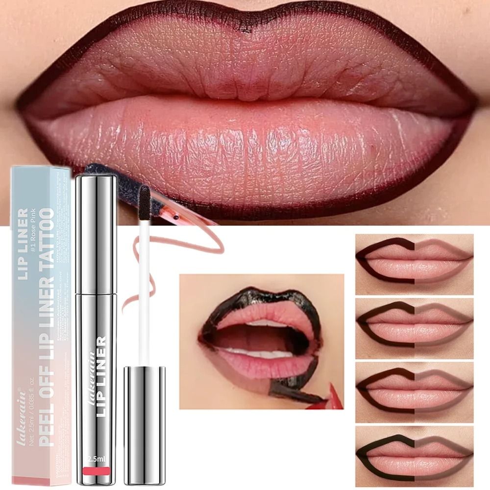 Peel Off Tattoo Lip Liner Waterproof Matte Lip Tint 04