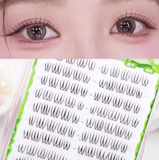 10 Rows Individual Cluster Eyelashes K POP Korean Style Natural False Lash Extensions 7 To 11mm s4