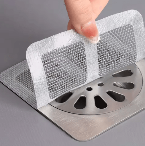 Disposable Shower Drain Hair Catcher Mesh Covers 50 Piece Set 30pcs