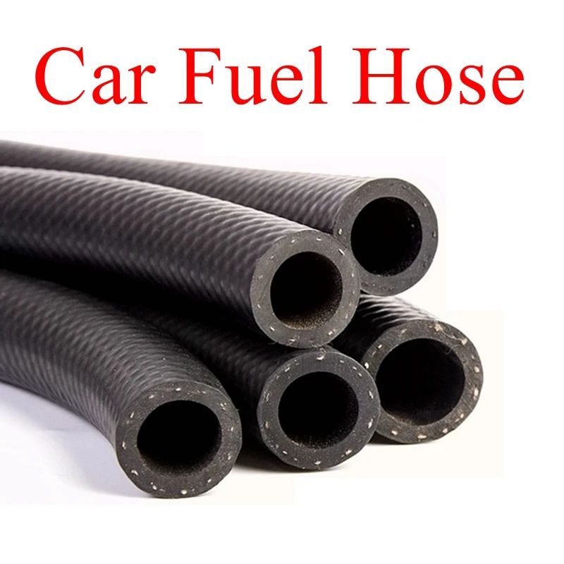 Multi Size Rubber Car Fuel Hose 1m Or 3m Oil Resistant Fuel Line Hose For Transfer And Repairs id4 Od10 1m