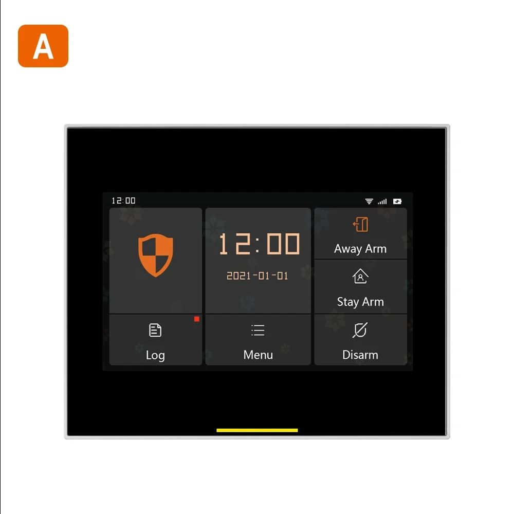 Staniot WiFi Home Security System Tuya Smart Wireless House Alarm Compatible With Alexa And Google e us Plug