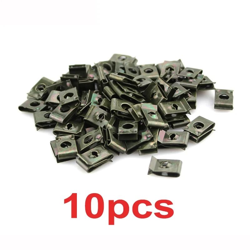 Self Tapping U Clip Screws Anti Rust Metal Fastener Kit For Cars And Motorcycles 40 Pcs Set Mixed