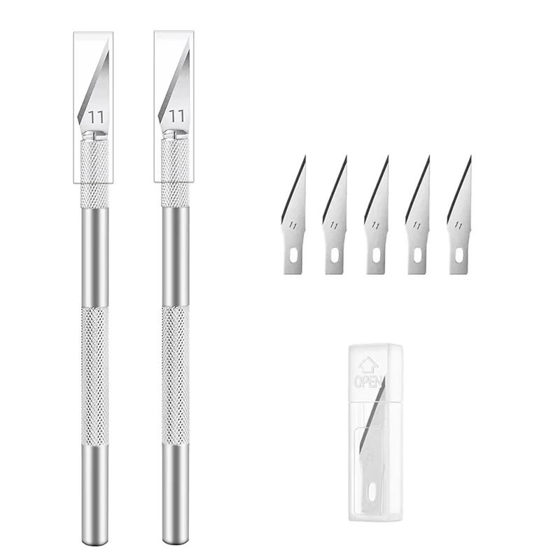 Precision Aluminum Alloy Craft Knife Professional Metal Carving Tool For Model Making & DIY Art Precision Aluminum Alloy Craft Knife Professional Metal Carving Tool For Model Making & DIY Art