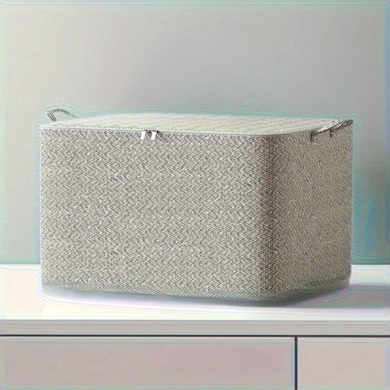 Large Capacity Storage Bags Set Wardrobe Closet Organizer For Clothes And Quilts 3 Pcs sky Blue