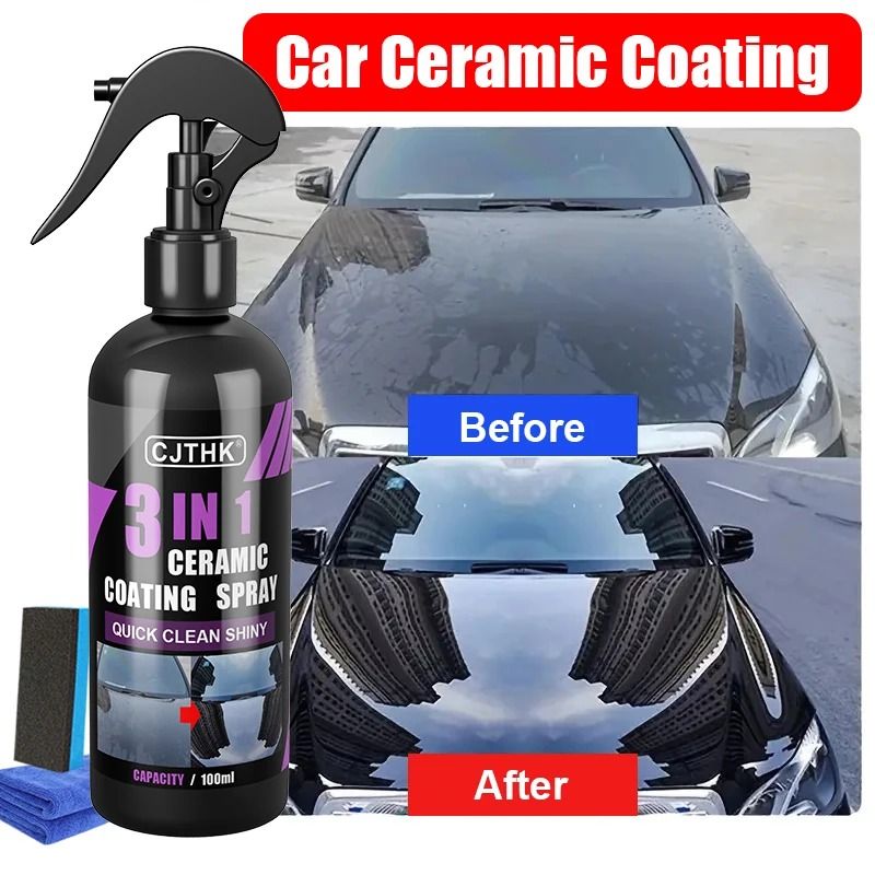 Car Ceramic Nano Coating Liquid Hydrophobic Paint Protection Agent 100 Ml 2