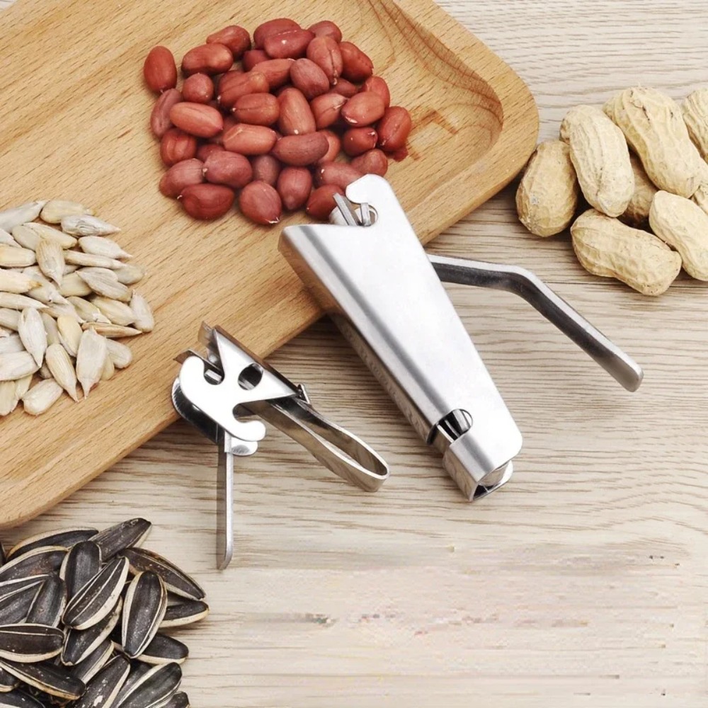 Stainless Steel Melon Seeds Sheller, Nuts Opener, Plier Clamp, Pistachio Walnut Pine Opener, Sunflower Seeds Peeler b