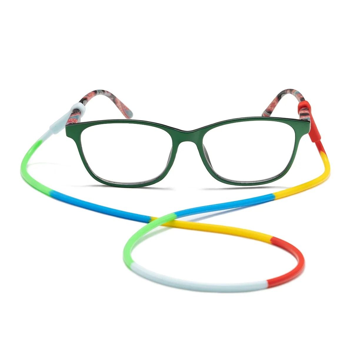 Silicone Eyeglass Retainer Strap Anti Slip Glasses Holder For Sports And Daily Wear multicolor