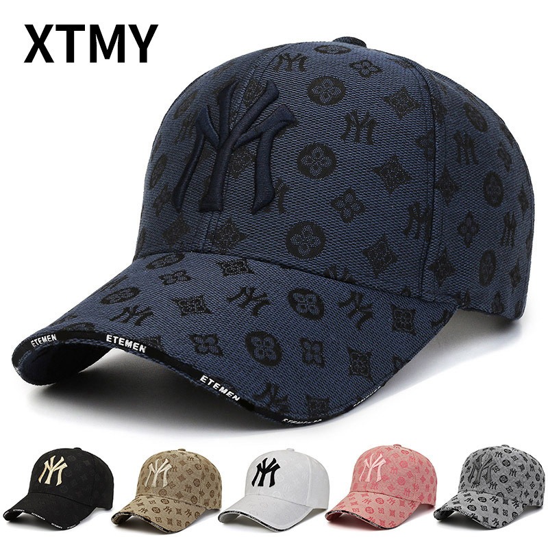 Trendy Korean Version Baseball Cap, New Hat, Versatile Texture Brand Letter, Sunscreen Cap gray