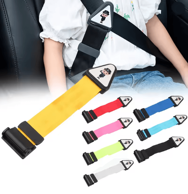 Child Seat Belt Adjuster Shoulder Guard Safety Buckle For Kids e