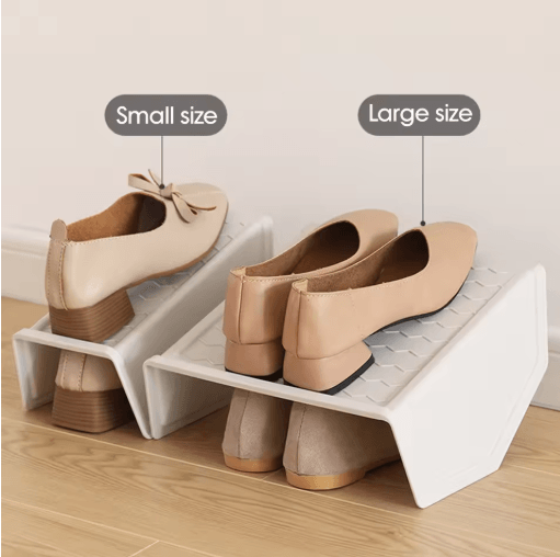 Durable Shoe Organizer Double Deck Space Saving Shoe Storage Rack For Closet And Cabinet large