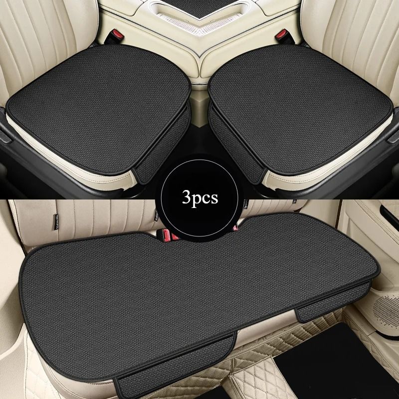 Elite Breathable Ice Silk Climate Control Seat System black Rear Cushion