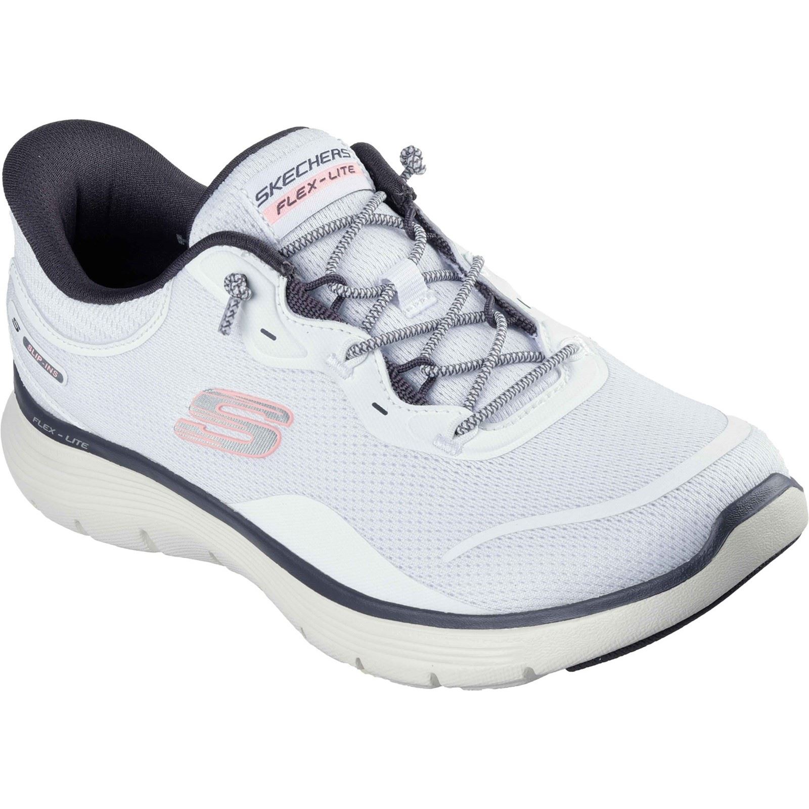 Skechers Flex Appeal 5.0 Easy Breezy Textil Damen Sneakers Weiß/Multi Standard