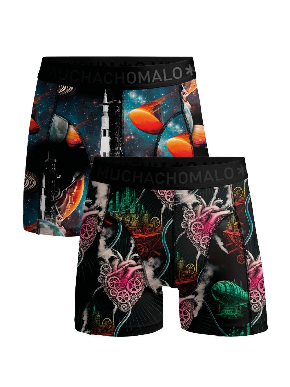 Muchachomalo Herren Boxer Shorts - 2er Pack - Herren Unterwäsche Image