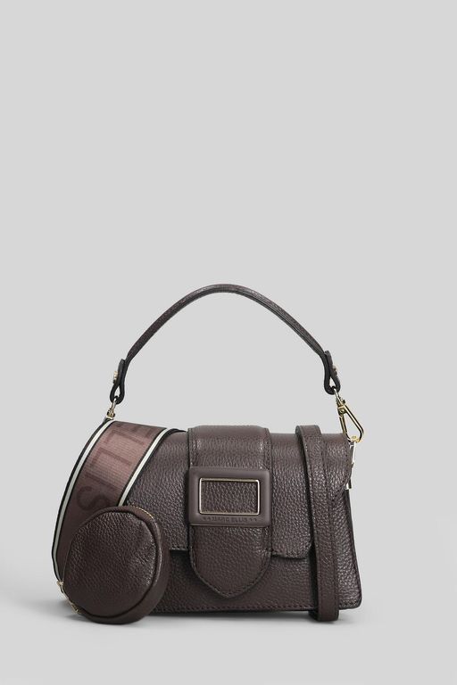 Kourtney S Do Shoulder Bag In Brown Faux Leather - Gray - Marc Ellis Shoulder Bags