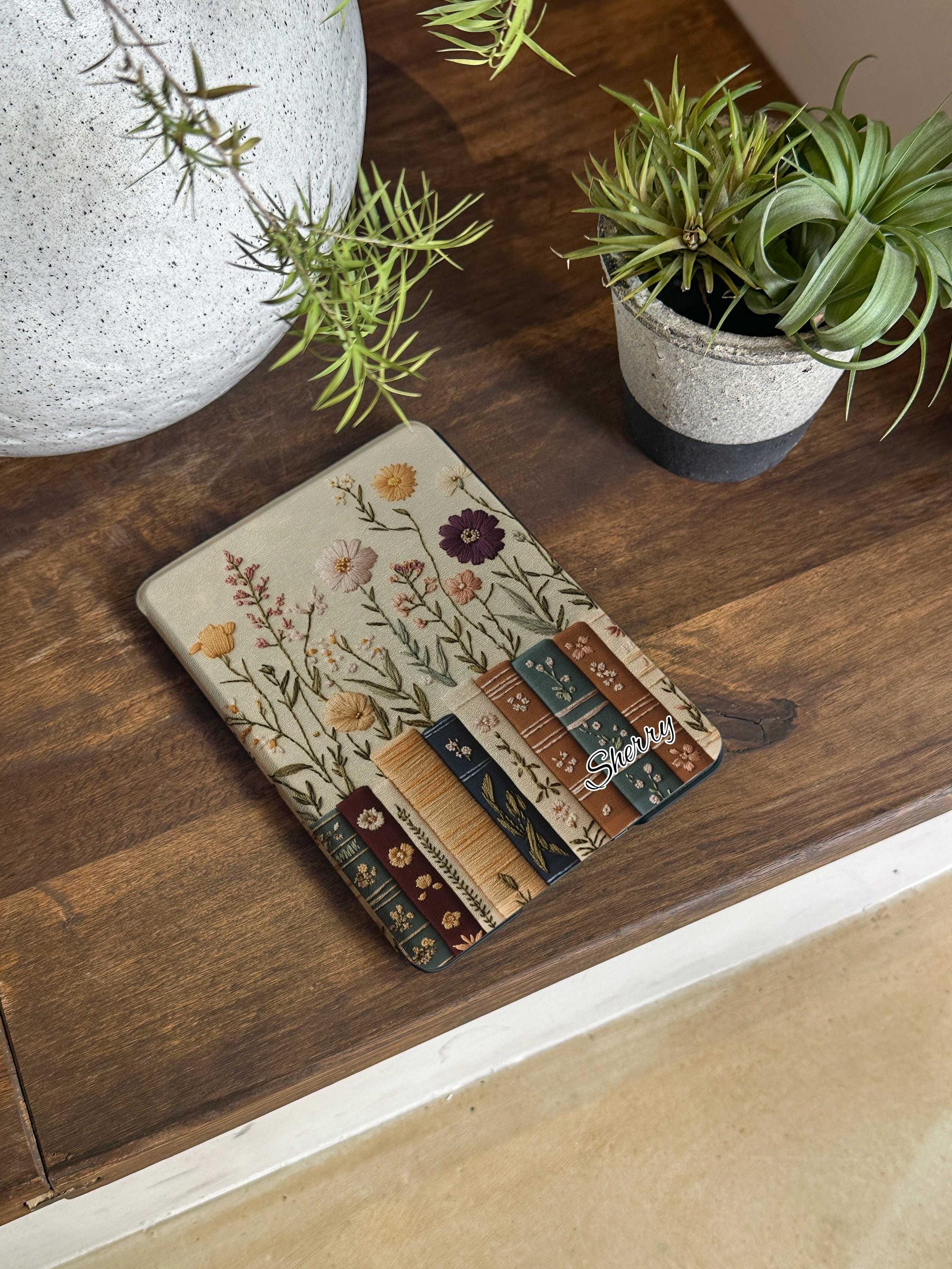 Custodia per Kindle Paperwhite 12th 2024 con ricamo, custodia Colorsoft da 7 pollici, custodia Paperwhite da 6,8 pollici, custodia Kindle Fire HD 2024